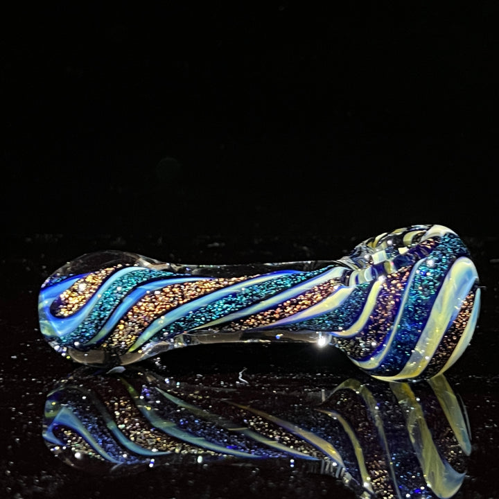 Fumed Dichro Spoon Glass Pipe Tiny Mike   