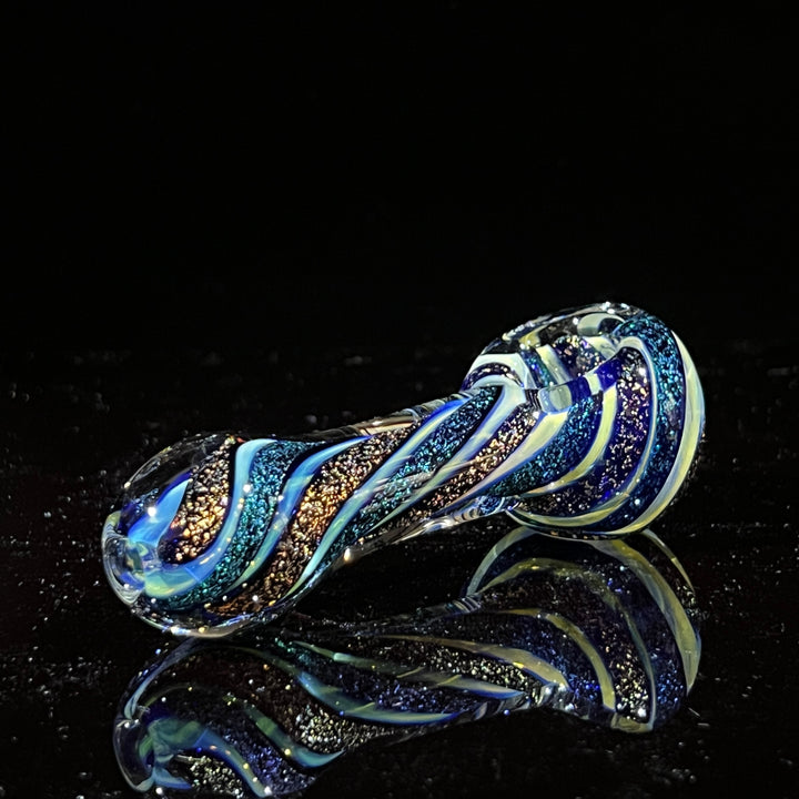 Fumed Dichro Spoon Glass Pipe Tiny Mike   