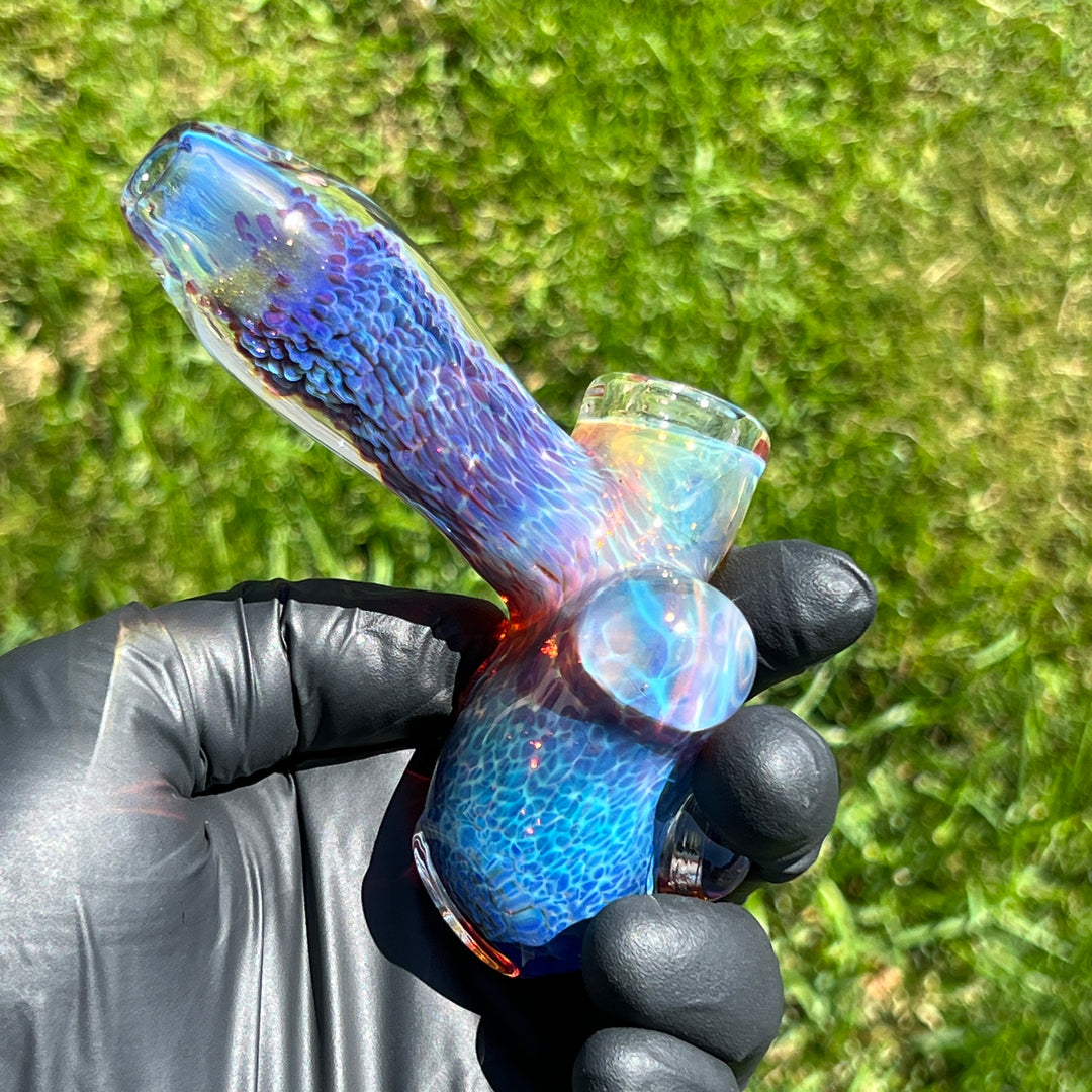 Purple Nebula Drop Hammer Glass Pipe Tako Glass   