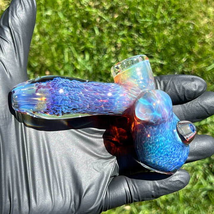 Purple Nebula Drop Hammer Glass Pipe Tako Glass   