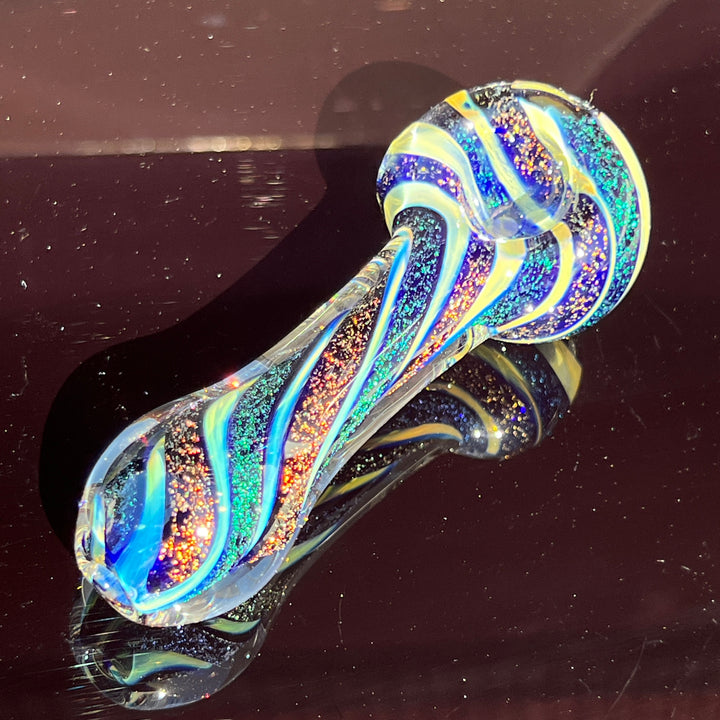 Fumed Dichro Spoon Glass Pipe Tiny Mike   