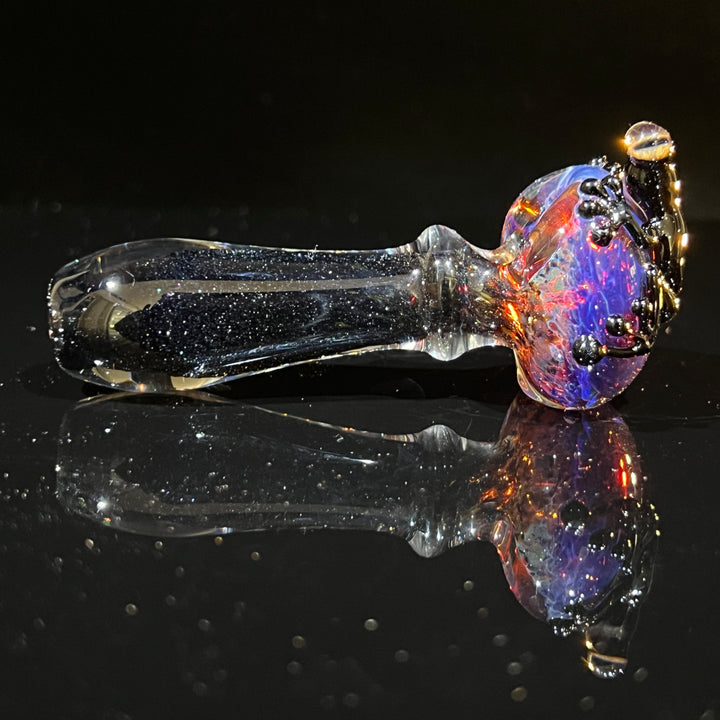 Purple Magic Frog Spoon Glass Pipe Beezy Glass   