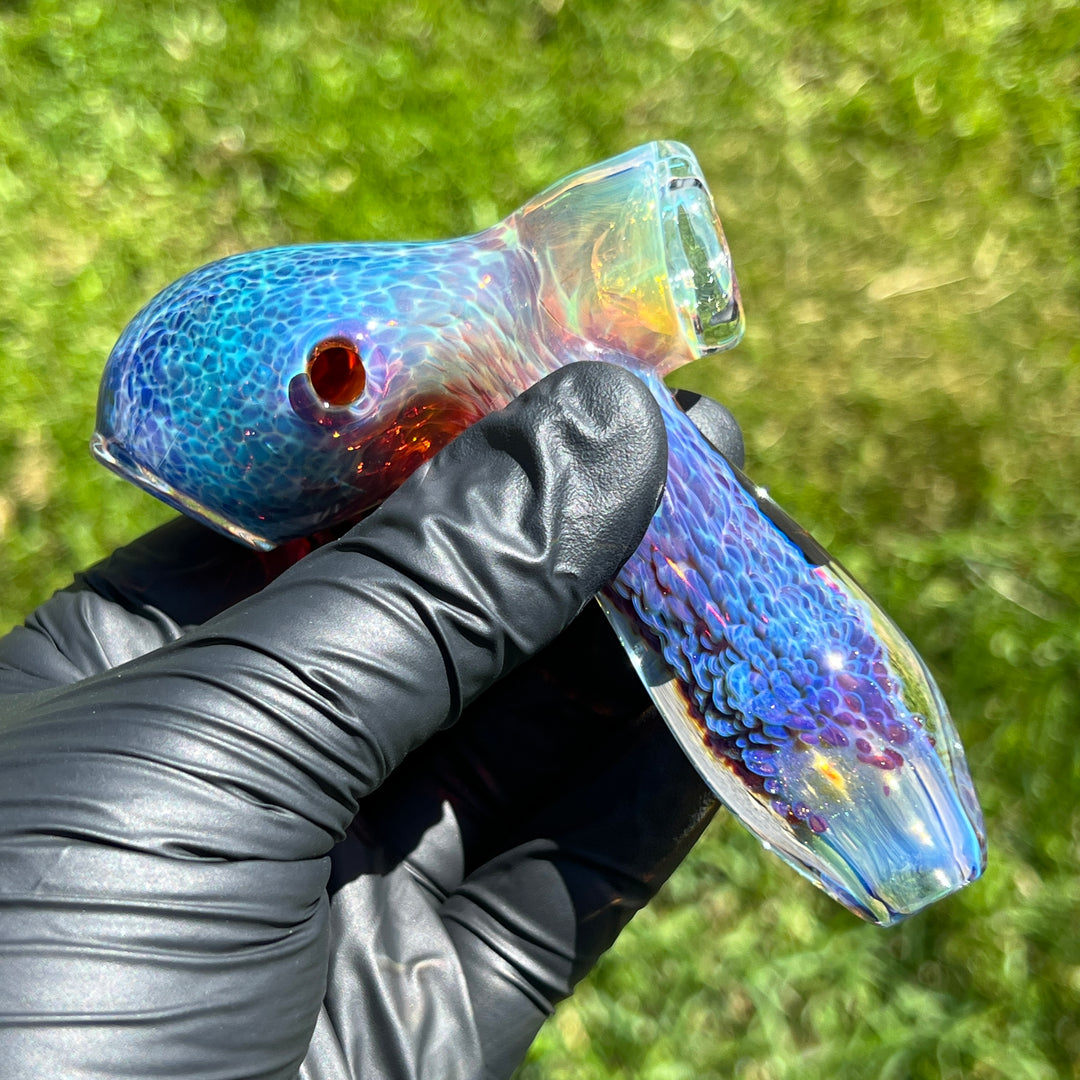 Purple Nebula Drop Hammer Glass Pipe Tako Glass   