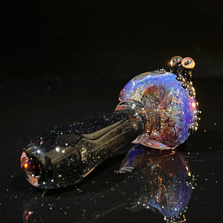 Purple Magic Frog Spoon Glass Pipe Beezy Glass   