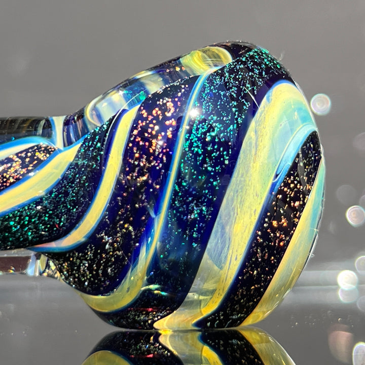 Fumed Dichro Spoon Glass Pipe Tiny Mike   