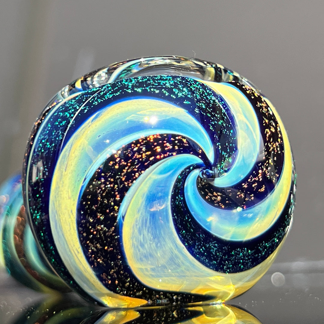 Fumed Dichro Spoon Glass Pipe Tiny Mike   