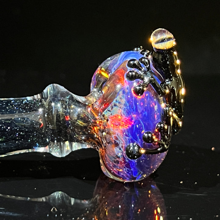 Purple Magic Frog Spoon Glass Pipe Beezy Glass   