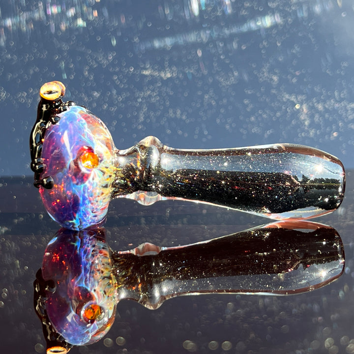 Purple Magic Frog Spoon Glass Pipe Beezy Glass   