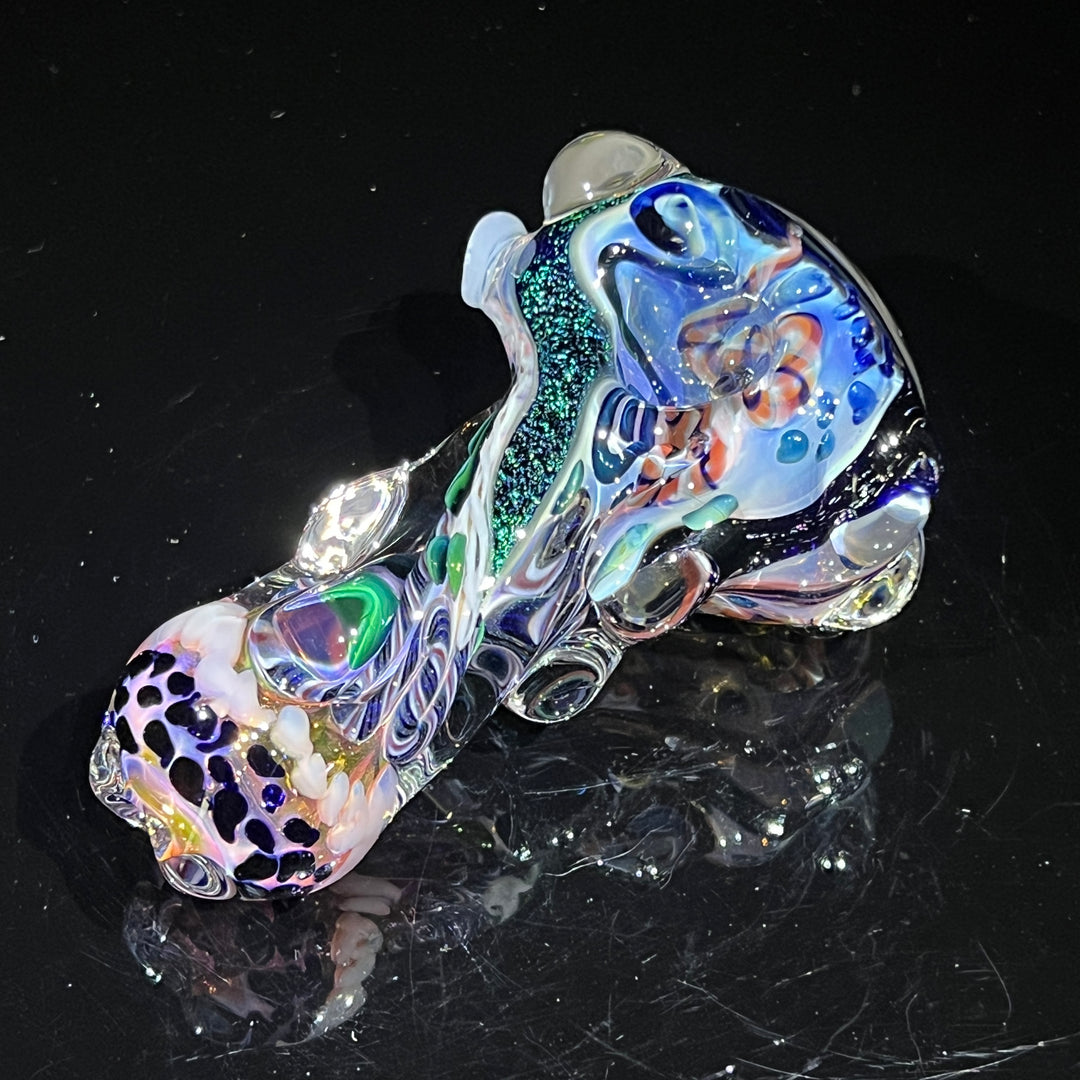 Thick and Twisted Wig Wag Pipe Glass Pipe Molten Imagination   