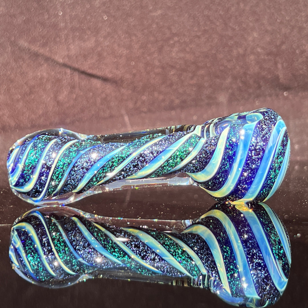 Fumed Dichro Spoon Glass Pipe Tiny Mike   