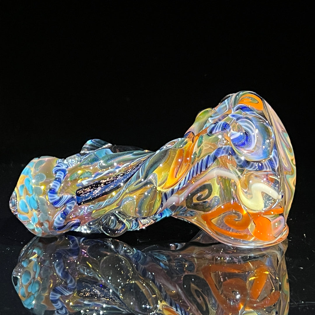 Thick and Twisted Wig Wag Pipe Glass Pipe Molten Imagination   