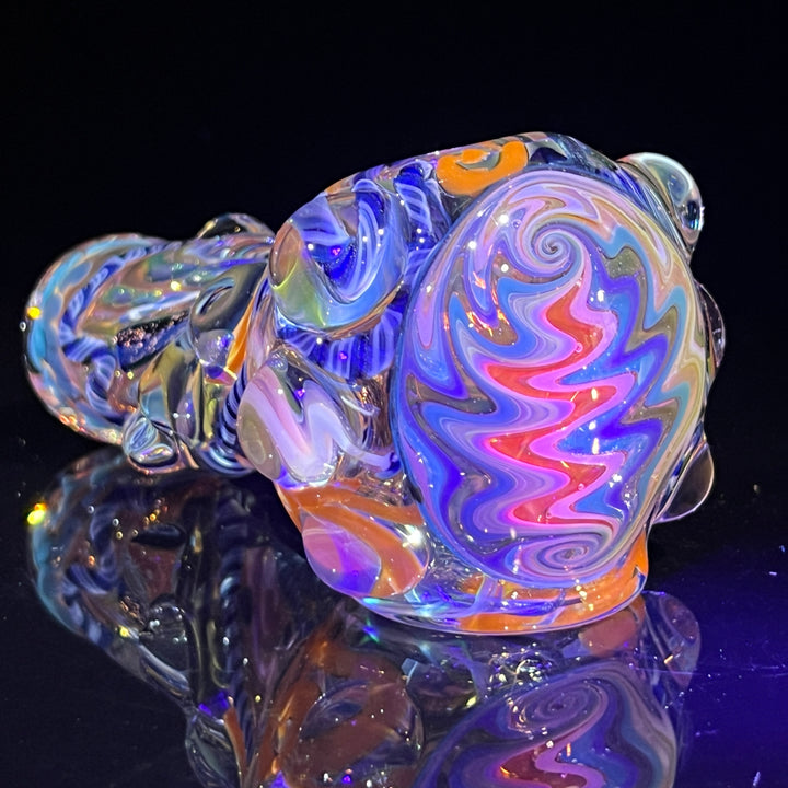 Thick and Twisted Wig Wag Pipe Glass Pipe Molten Imagination   