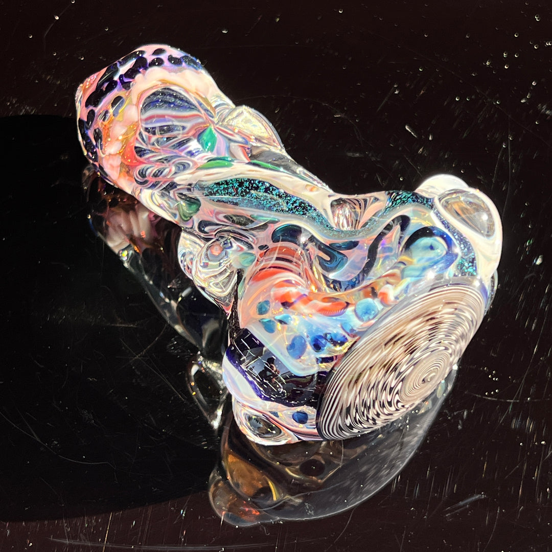 Thick and Twisted Wig Wag Pipe Glass Pipe Molten Imagination   