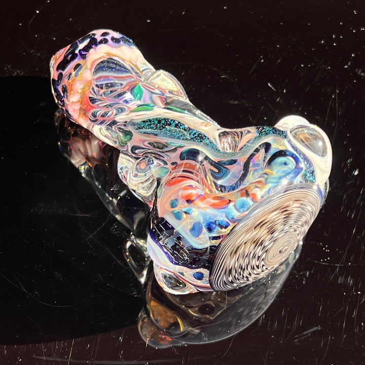 Thick and Twisted Wig Wag Pipe Glass Pipe Molten Imagination   