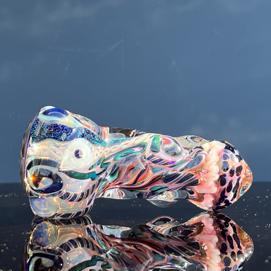 Thick and Twisted Wig Wag Pipe Glass Pipe Molten Imagination   