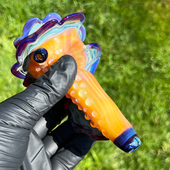 Mango Seashell Pipe Glass Pipe Unclefish Creations   