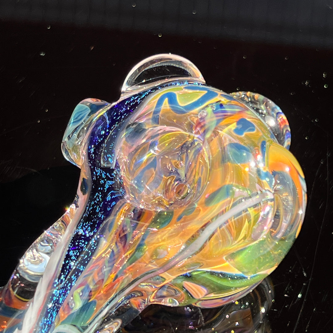 Molten Twisted Chaos Spoon Glass Pipe Molten Imagination   