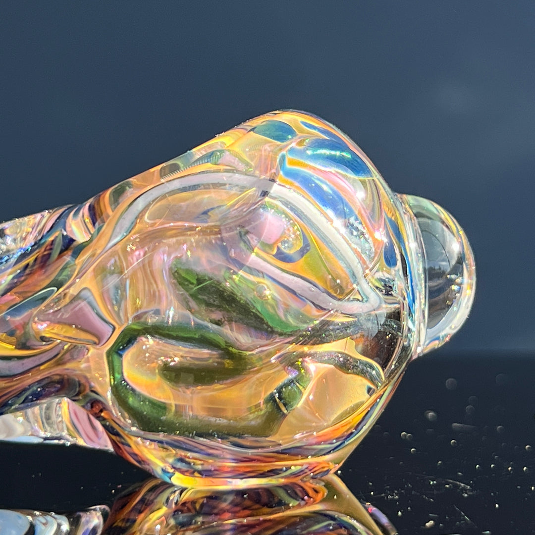 Molten Twisted Chaos Spoon Glass Pipe Molten Imagination   