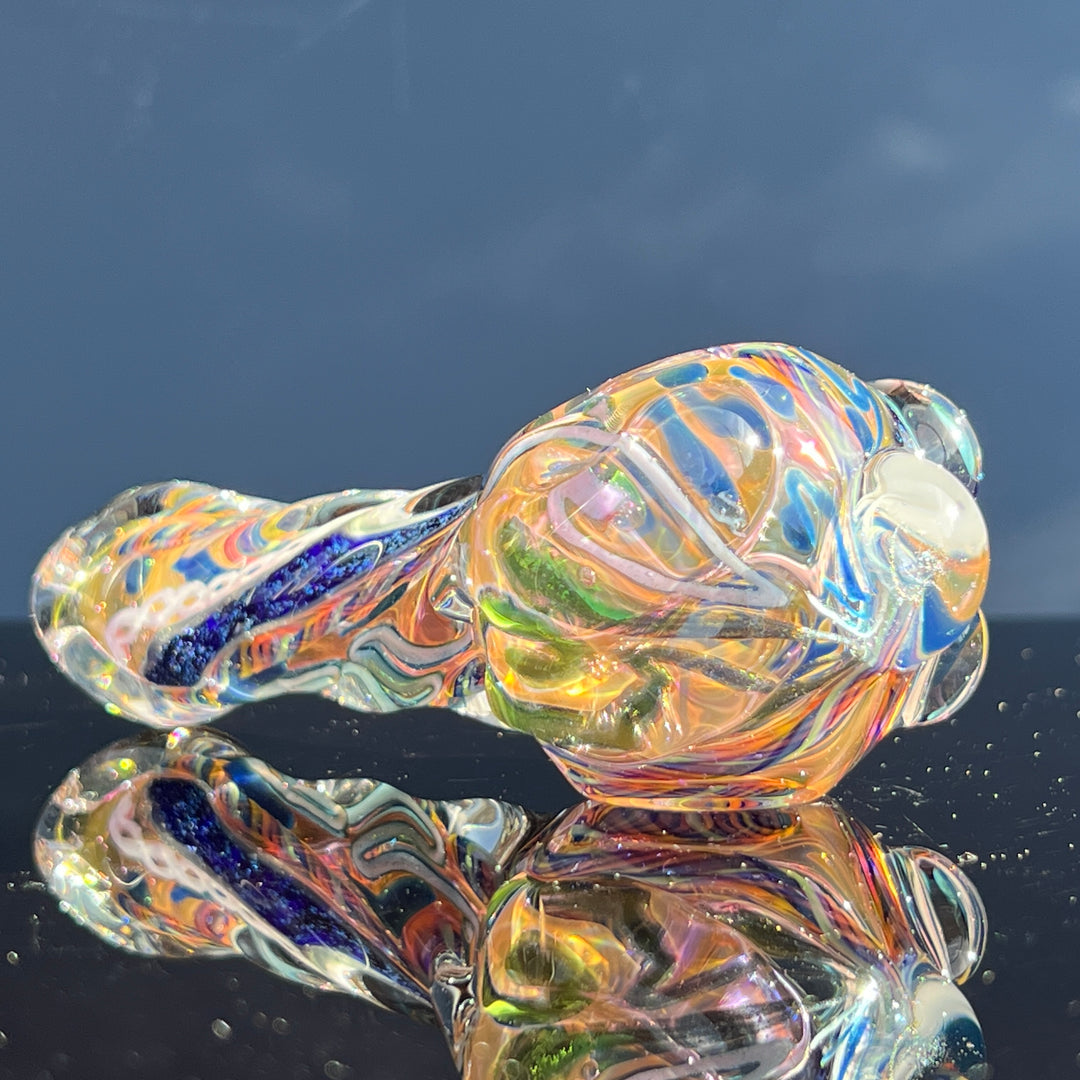 Molten Twisted Chaos Spoon Glass Pipe Molten Imagination   