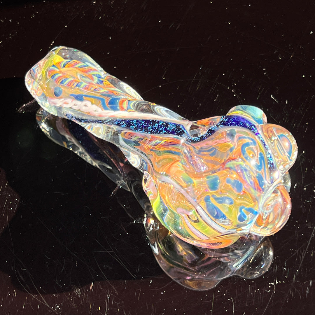 Molten Twisted Chaos Spoon Glass Pipe Molten Imagination   