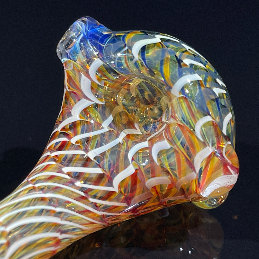 Two Tone Coil Sherlock Glass Pipe Key Glass Co.