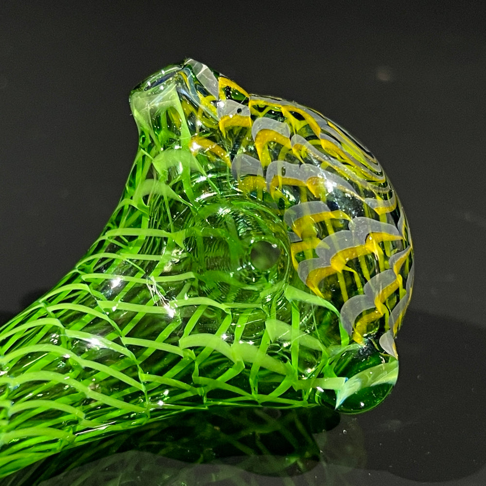 Two Tone Coil Sherlock Glass Pipe Key Glass Co.