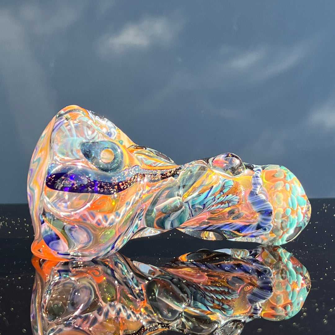 Thick and Twisted Wig Wag Pipe Glass Pipe Molten Imagination   