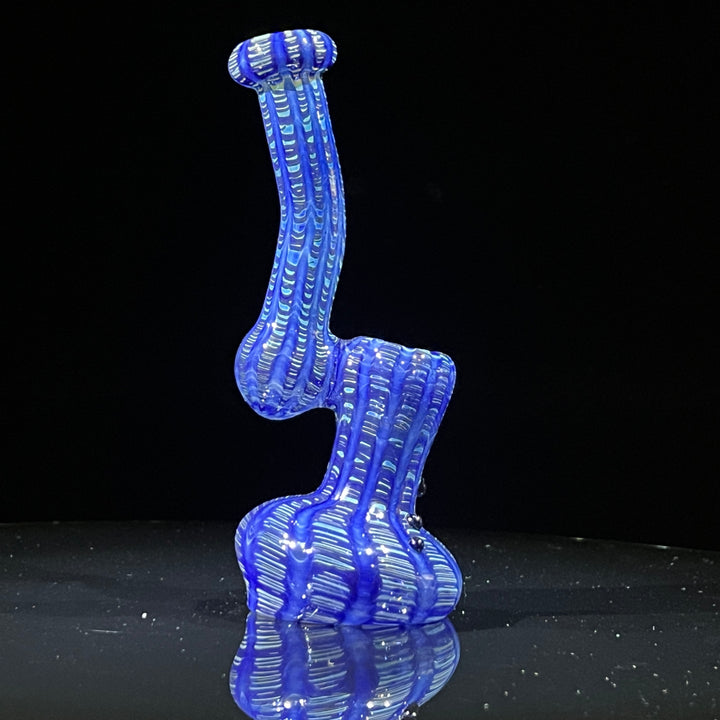 Hand Spun Bubbler Glass Pipe TG