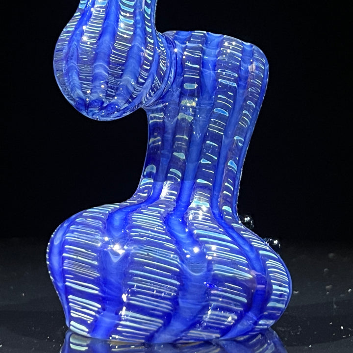 Hand Spun Bubbler Glass Pipe TG