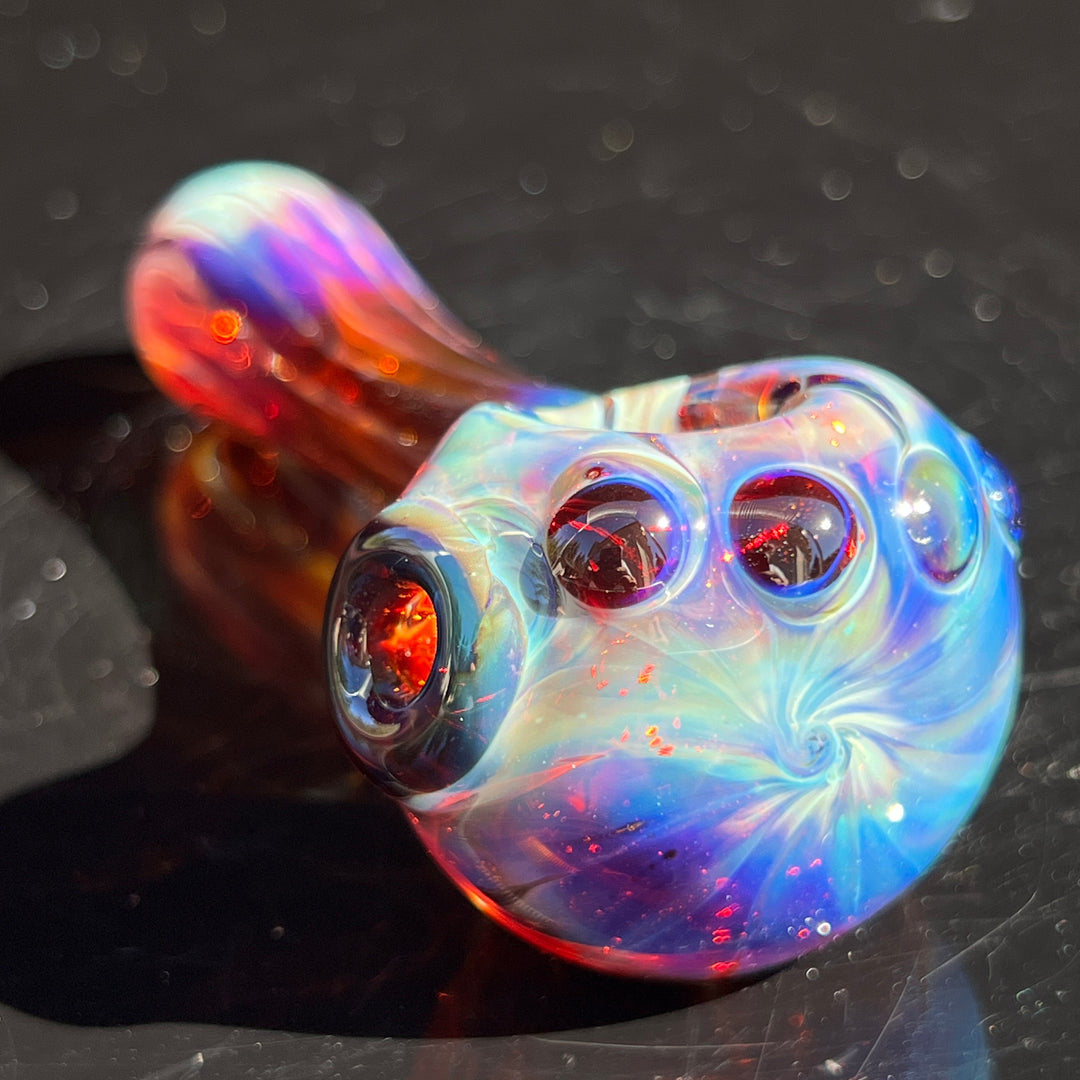Left Handed Purple Creek Starlink Pipe Glass Pipe Taggart Glass   