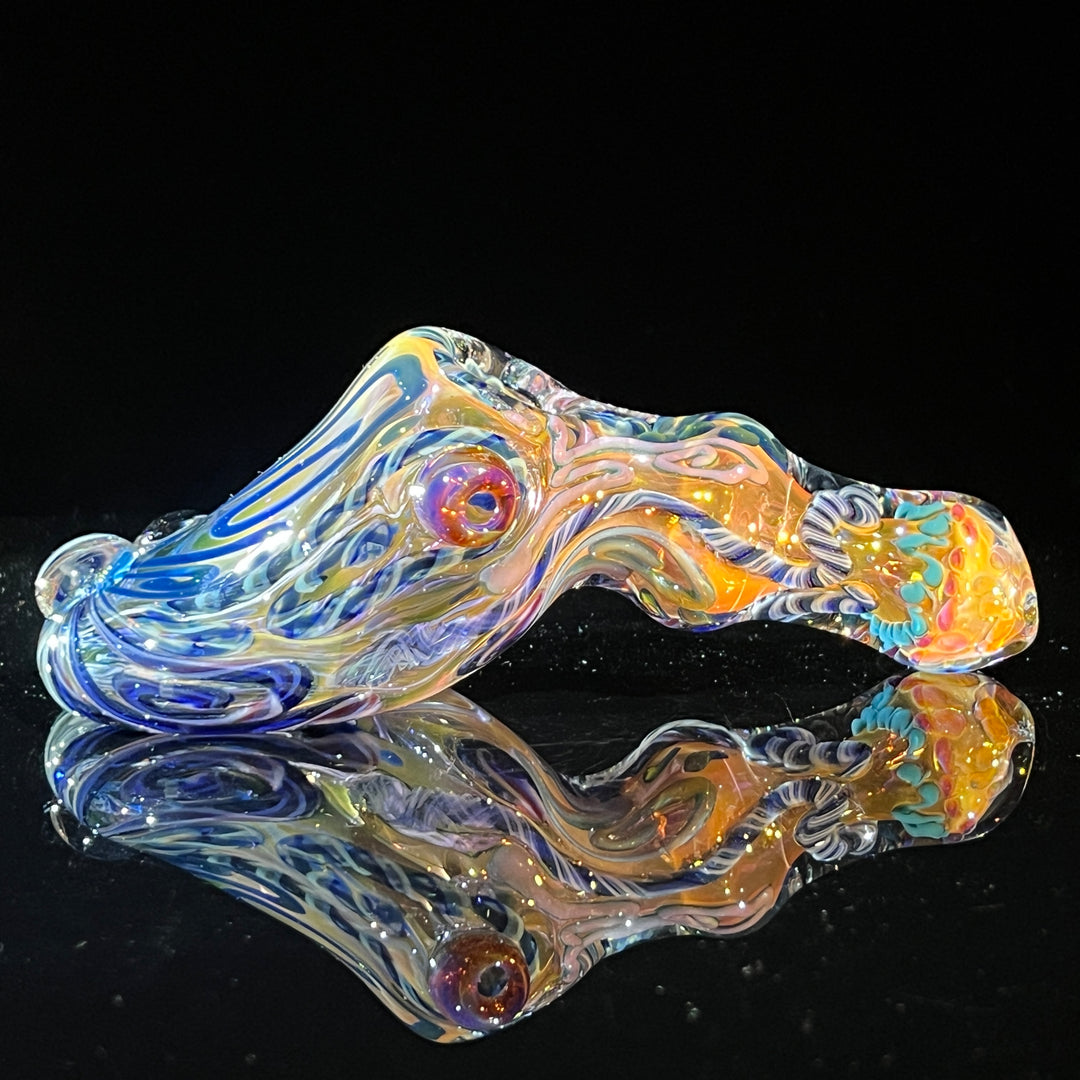 Molten Chaos Droop Hammer Glass Pipe Molten Imagination   