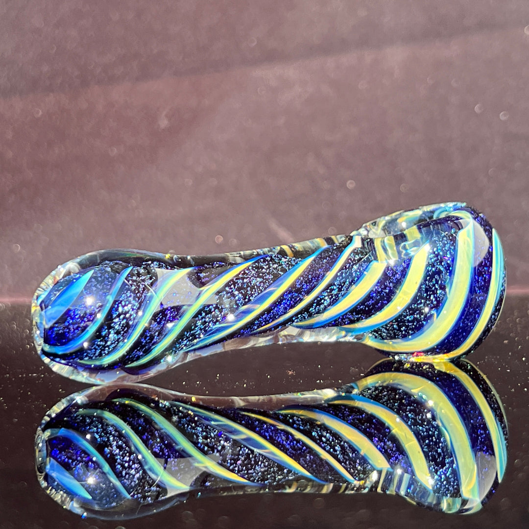 Fumed Dichro Spoon Glass Pipe Tiny Mike   