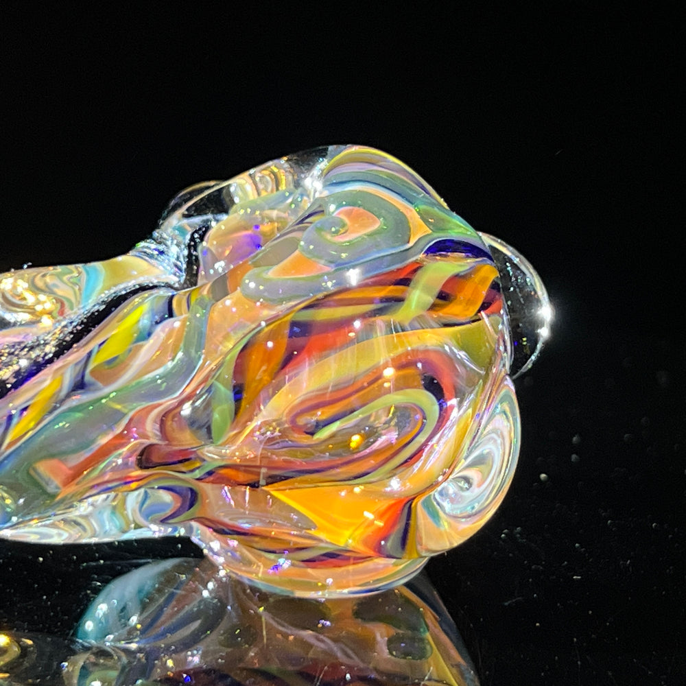 Molten Twisted Chaos Spoon Glass Pipe Molten Imagination   