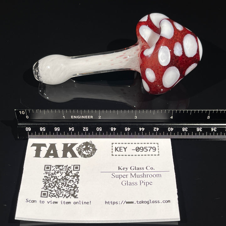 Super Mushroom Glass Pipe Glass Pipe Key Glass Co.