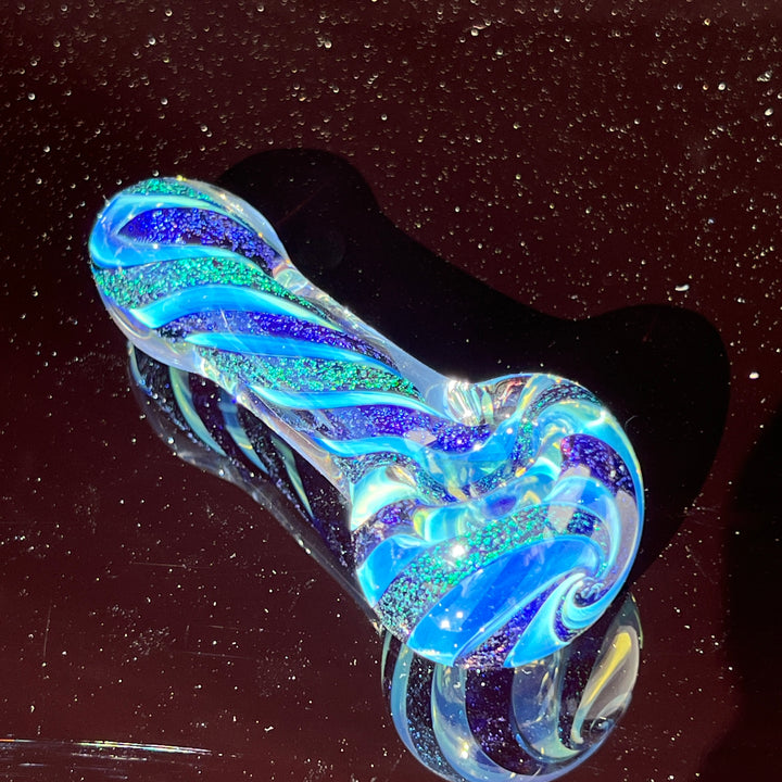 Fumed Dichro Spoon Glass Pipe Tiny Mike   