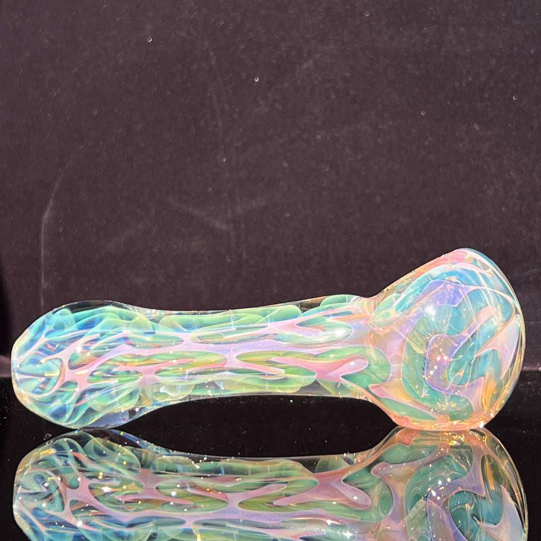 Large Ghost Flame Pipe Glass Pipe Tiny Mike   