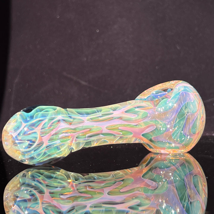Large Ghost Flame Pipe Glass Pipe Tiny Mike   