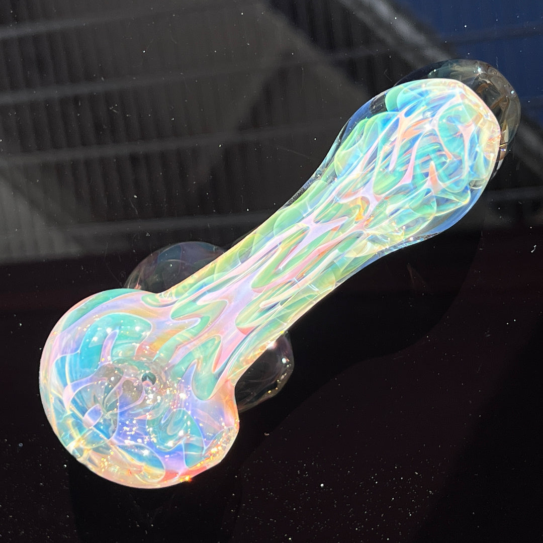 Large Ghost Flame Pipe Glass Pipe Tiny Mike   