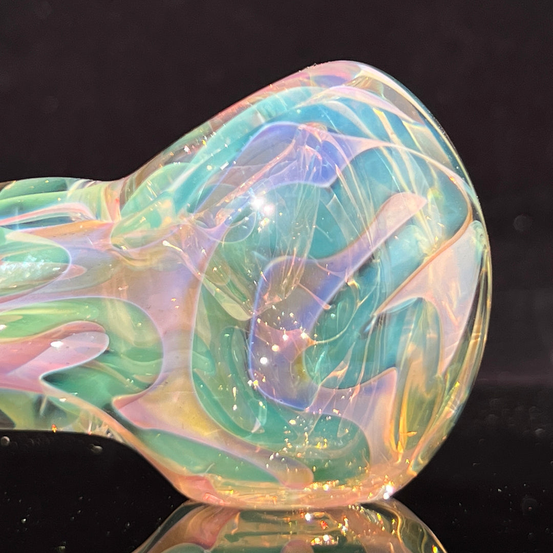 Large Ghost Flame Pipe Glass Pipe Tiny Mike   