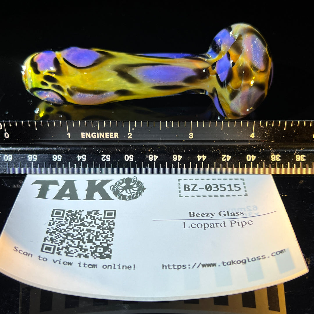 Leopard Pipe Glass Pipe Beezy Glass   