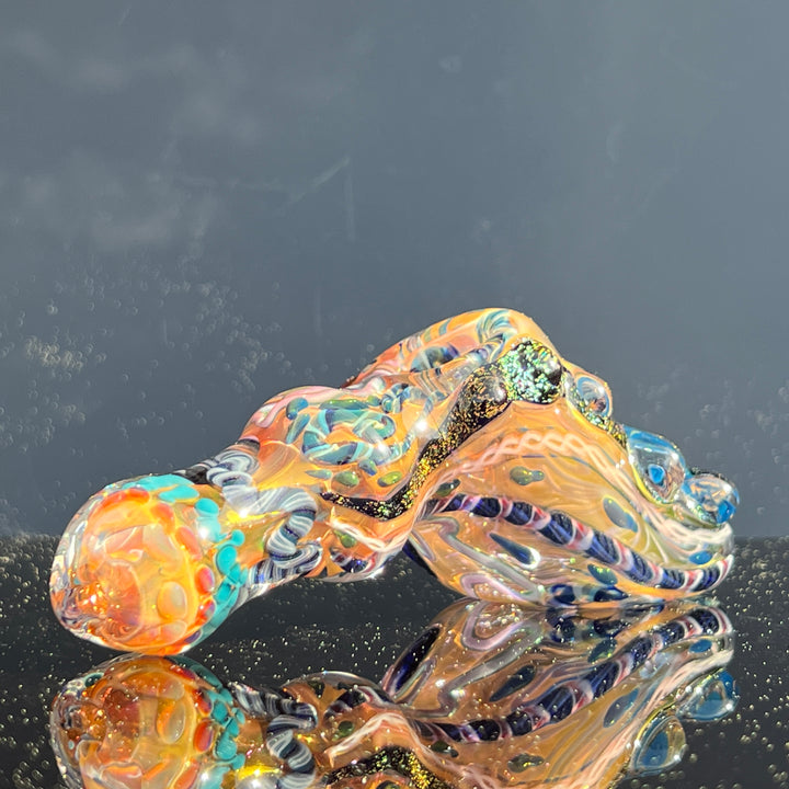 Molten Chaos Droop Hammer Glass Pipe Molten Imagination   