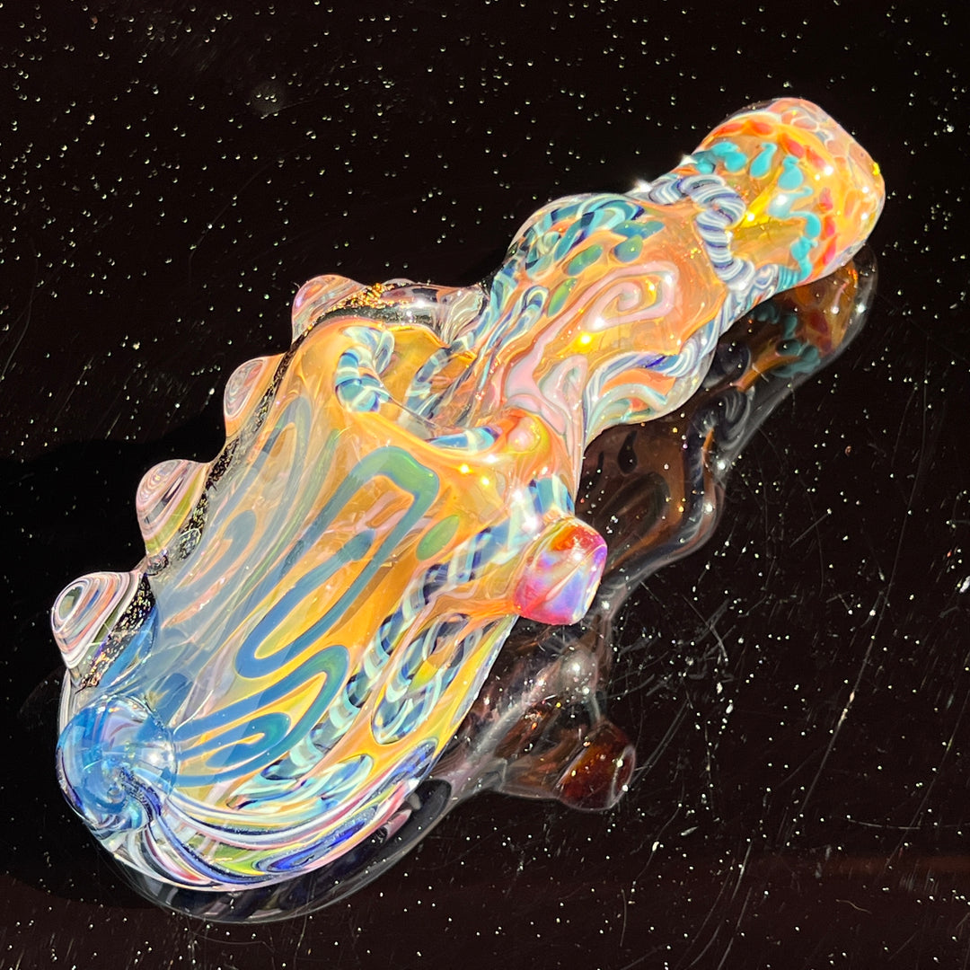 Molten Chaos Droop Hammer Glass Pipe Molten Imagination   