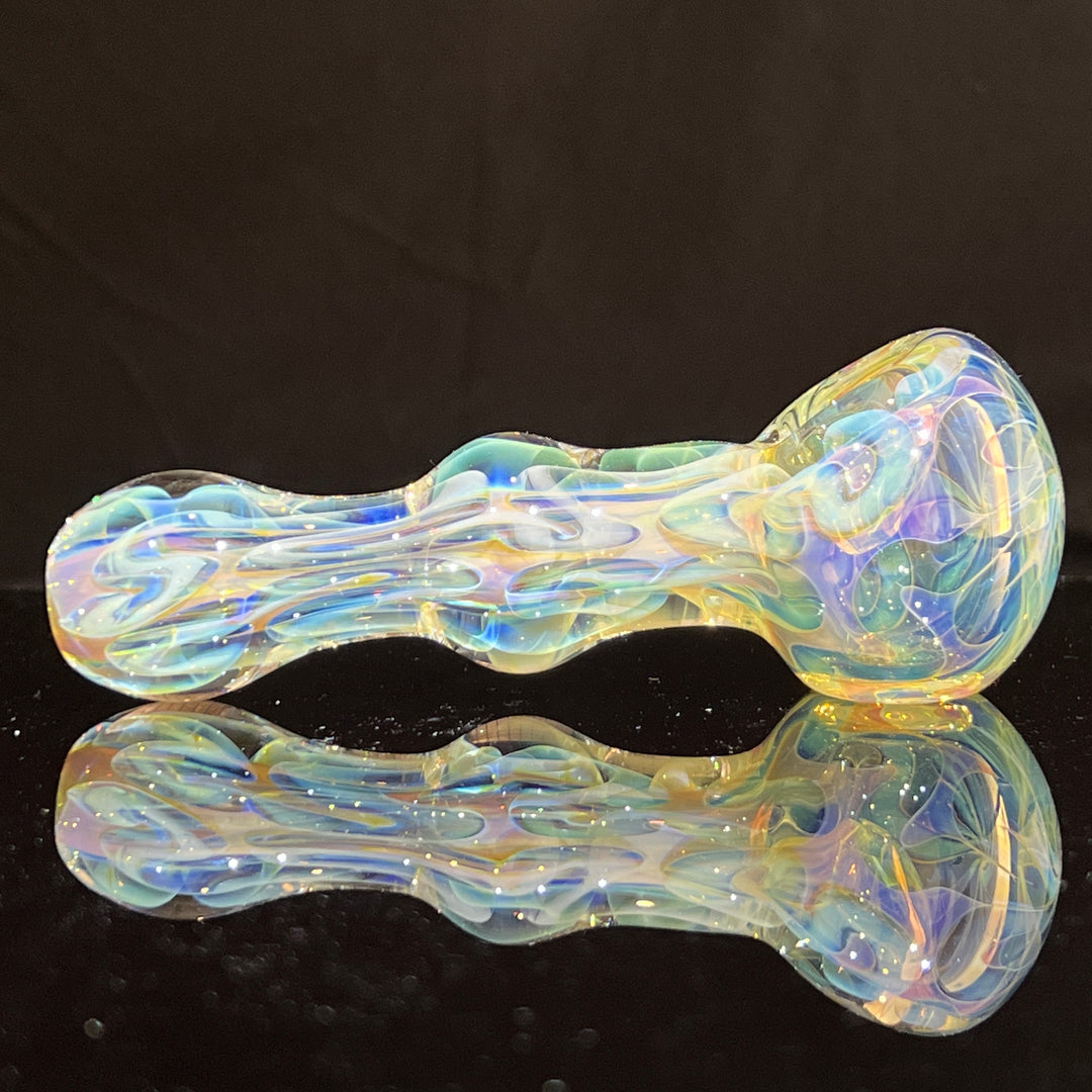 Large Ghost Flame Pipe Glass Pipe Tiny Mike   