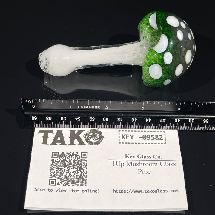 1Up Mushroom Glass Pipe Glass Pipe Key Glass Co.