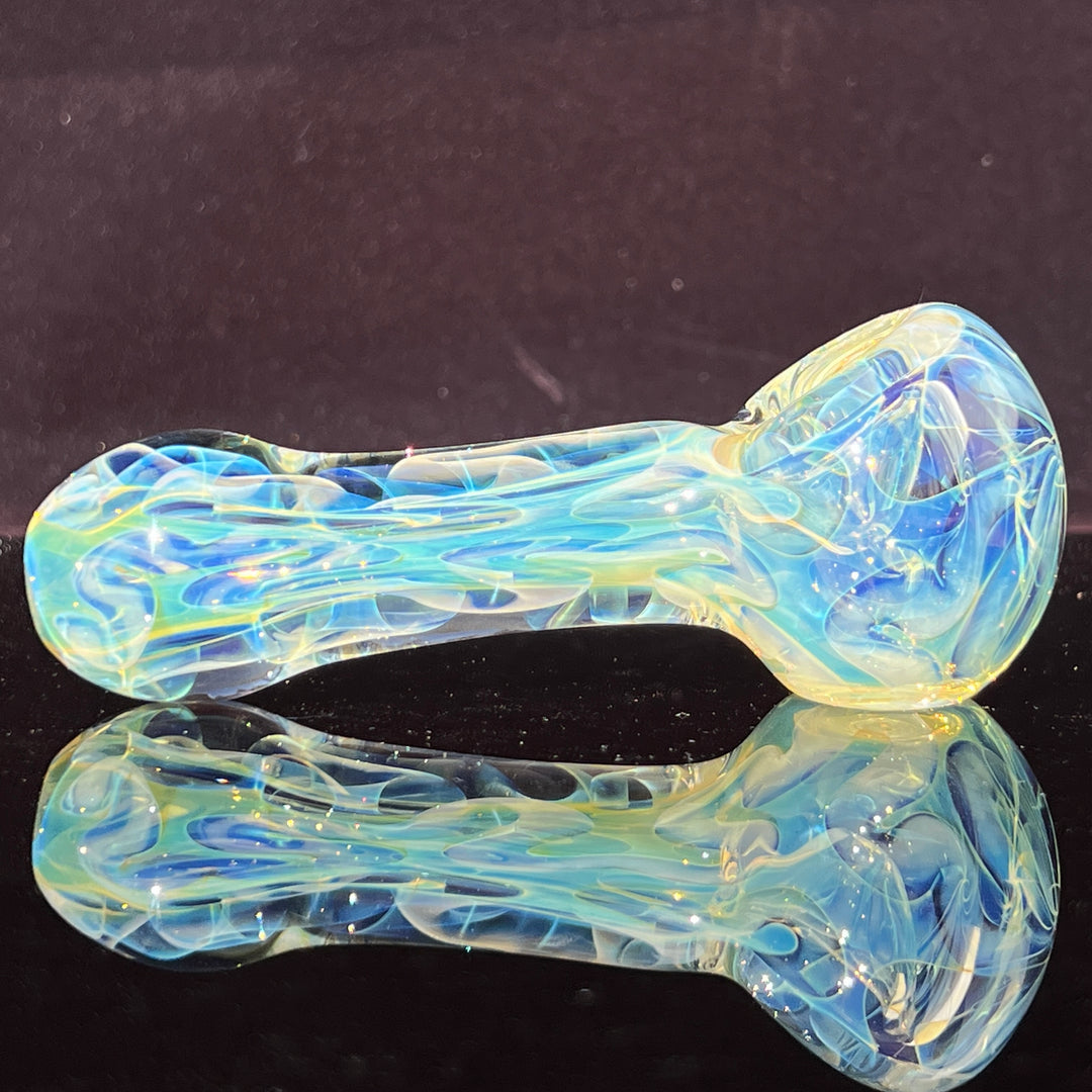 Large Ghost Flame Pipe Glass Pipe Tiny Mike   