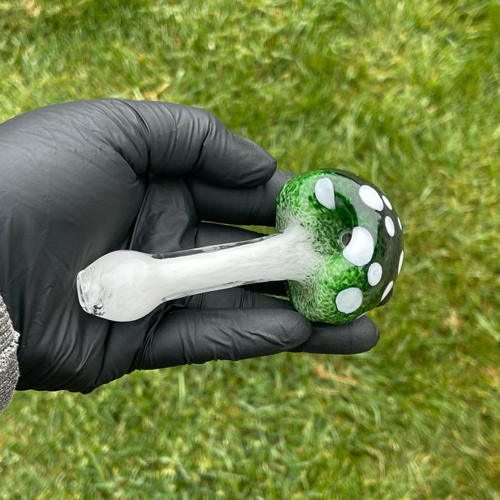 1Up Mushroom Glass Pipe Glass Pipe Key Glass Co.