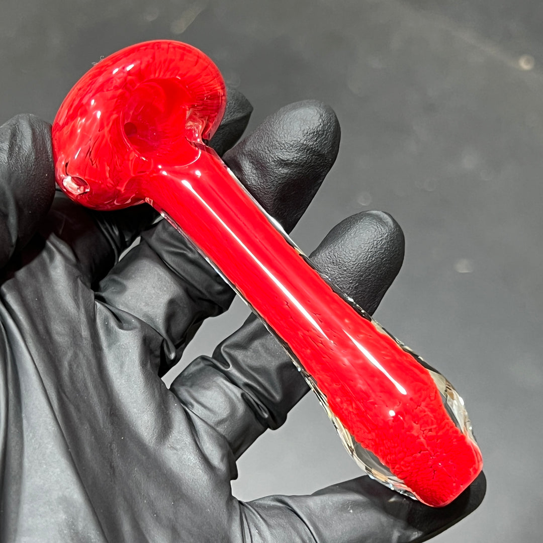Cherry Red Pocket Pipe Glass Pipe Beezy Glass