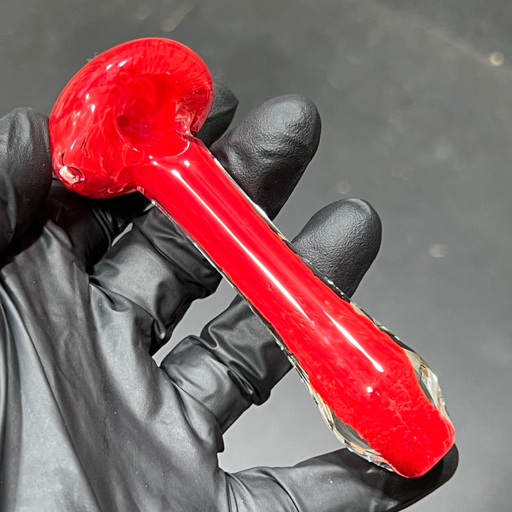 Cherry Red Pocket Pipe Glass Pipe Beezy Glass