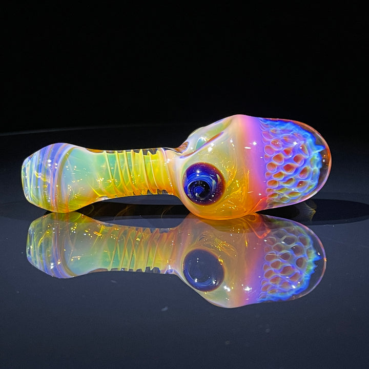 Alien Brain Honeycomb Pipe Glass Pipe Plug a Nug