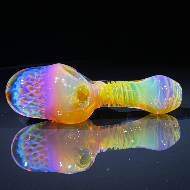 Alien Brain Honeycomb Pipe Glass Pipe Plug a Nug